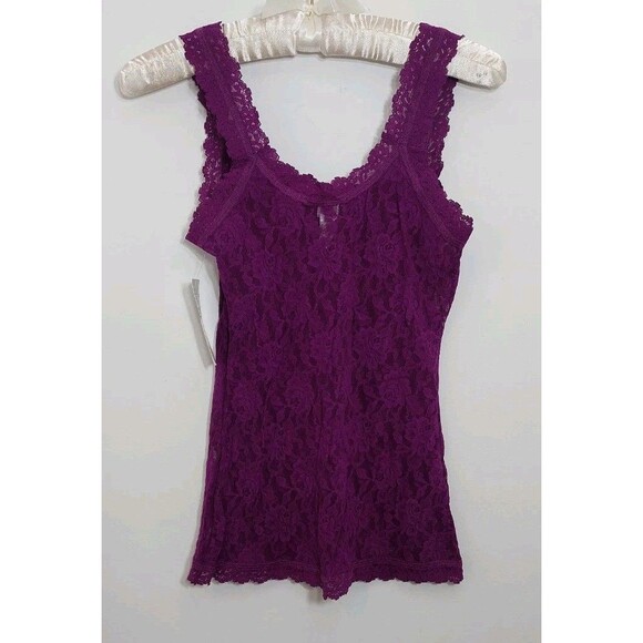 Hanky Panky Women's Camisole Size Small 1390L Classic Signature Unlined Wine - Picture 6 of 8